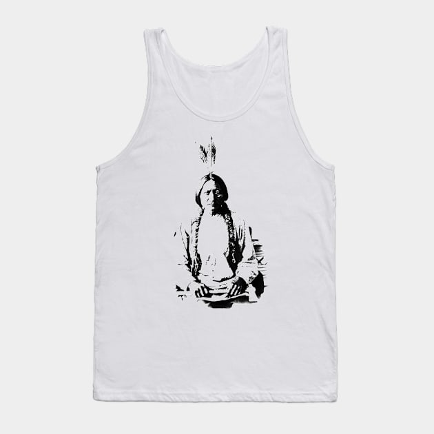 Sitting Bull Native American Indian Tank Top by chuongmacyfersfw